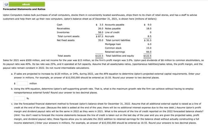  Upton Computers makes bulk purchases of small computers, stocks them in