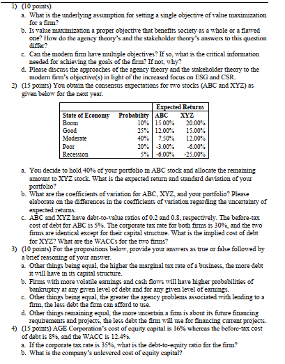  (10 points) a. What is the underlying assumption for setting a