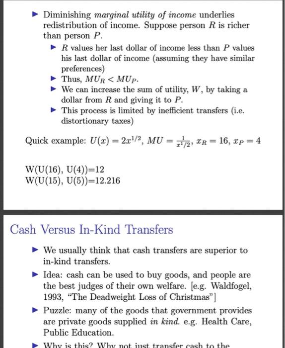 rate is $10. His MRS is C/2L. For each of the following