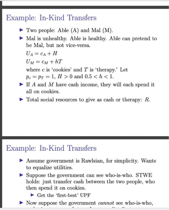 that Howard's income can't fall below $30, but any earnings are reduced