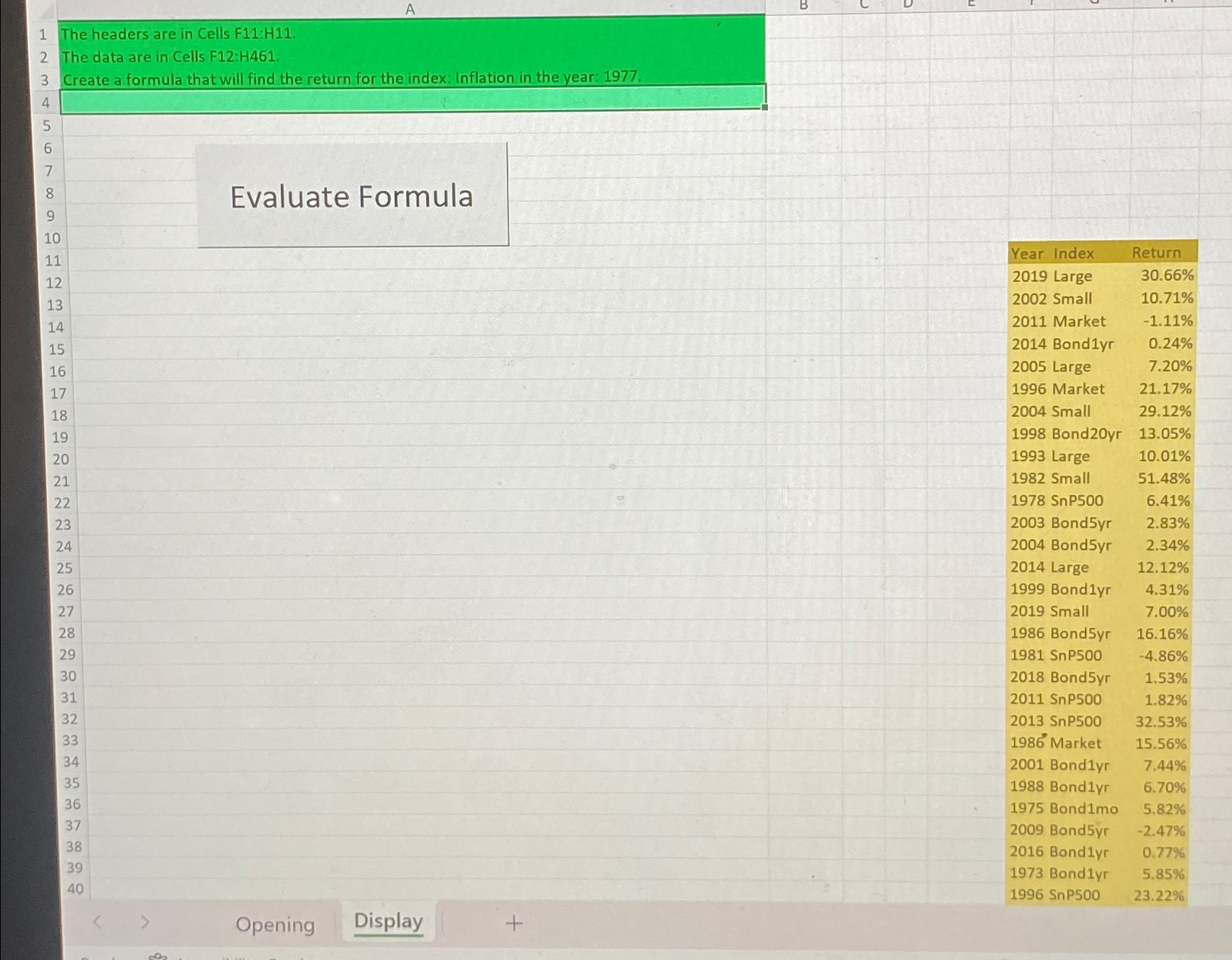  I Just need one answer. One answer and one answer only.
