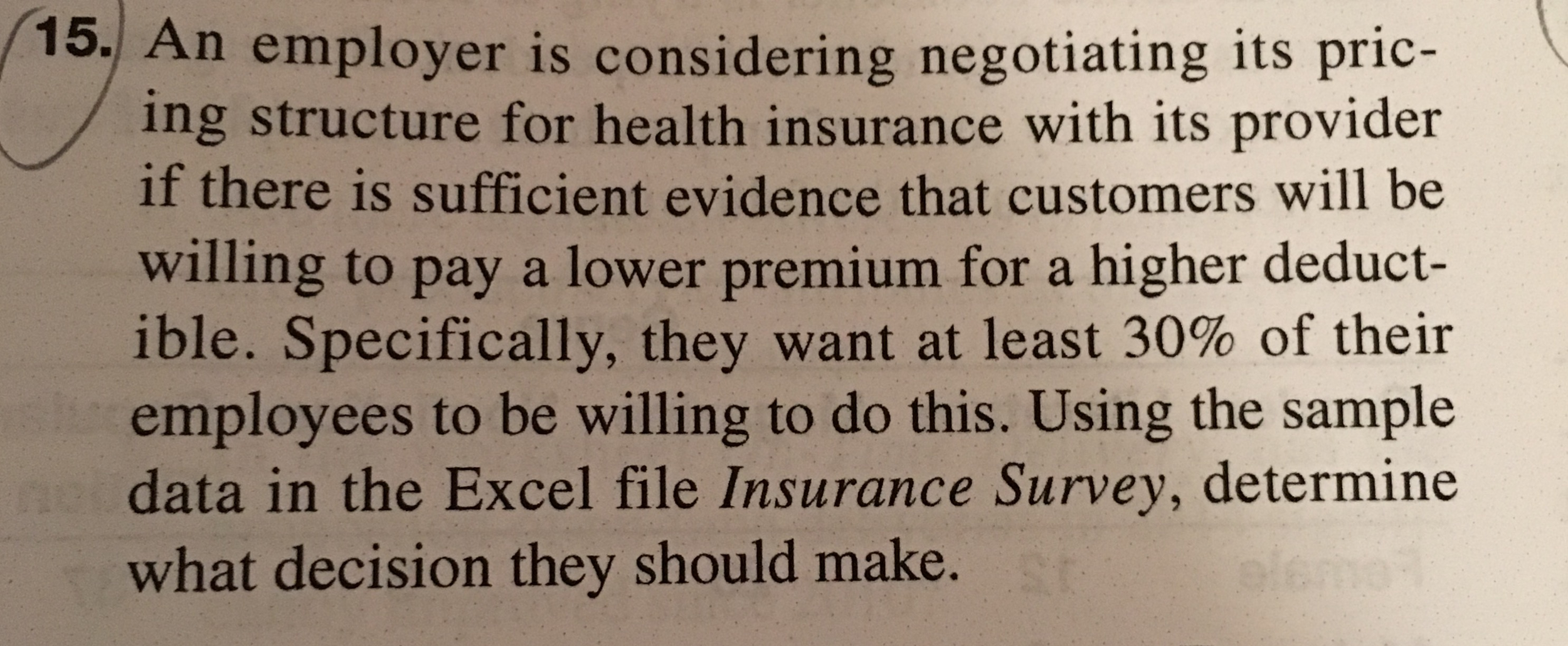i need instructions on how this is done using EXCEL An employer