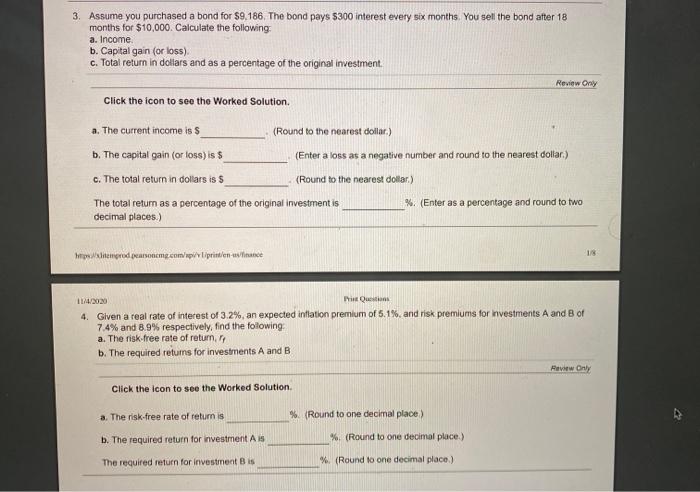  Please, help me answer this 2 questions. Thank you! 3. Assume