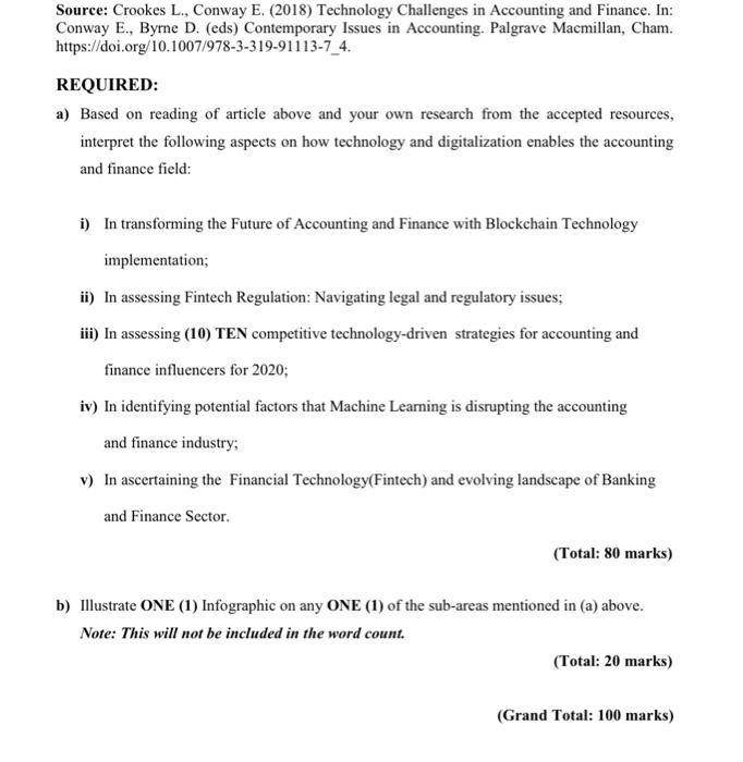 FINANCE Since human history began, new ways of working or inventions have