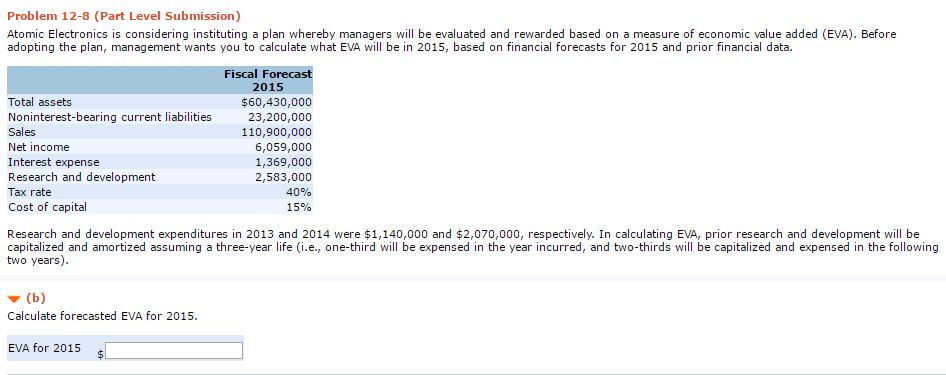  Atomic Electronics is considering instituting a plan whereby managers will be