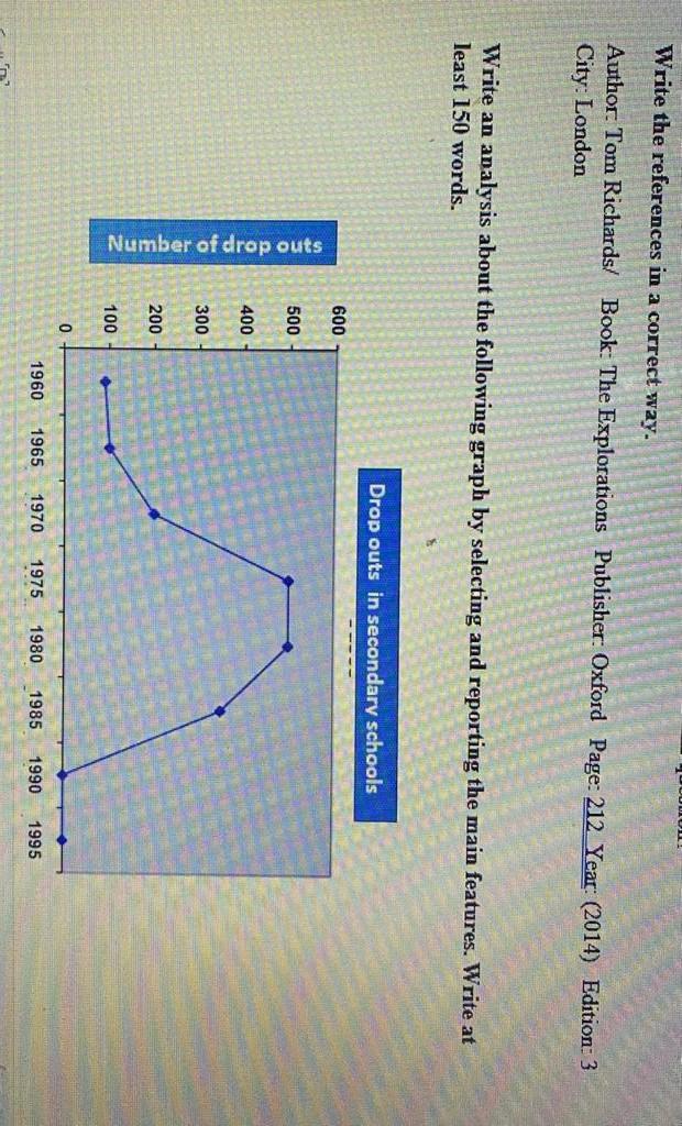 Write the references in a correct way. Author: Tom Richards Book: