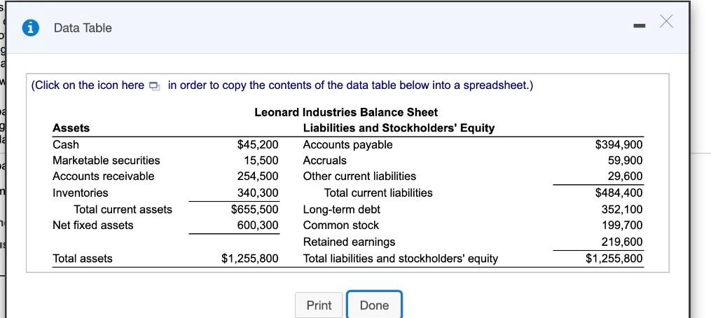 $3,000,000. The following information has been gathered. (1) A minimum cash balance