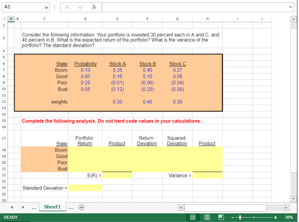 MUST INCLUDE FORMULA A1 V 3 fx B D G H 2