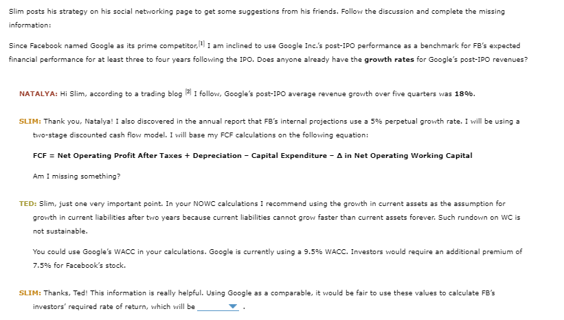 Just the one question. All data available is posted below Slim