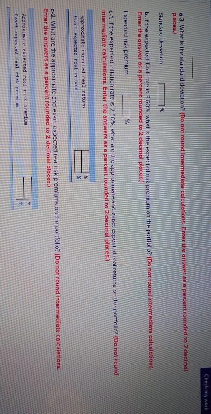 following information about three stocks: State of Economy Boom Normal Bust Probability