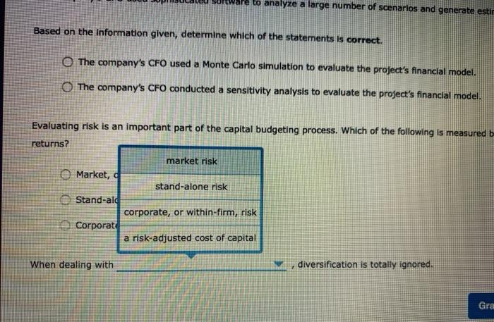risk analysis is a critical component of the capital budgeting process Consider