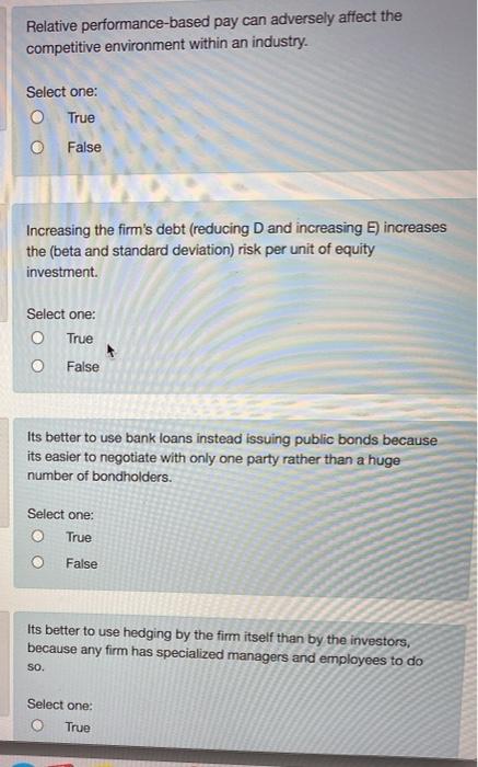  Relative performance-based pay can adversely affect the competitive environment within an