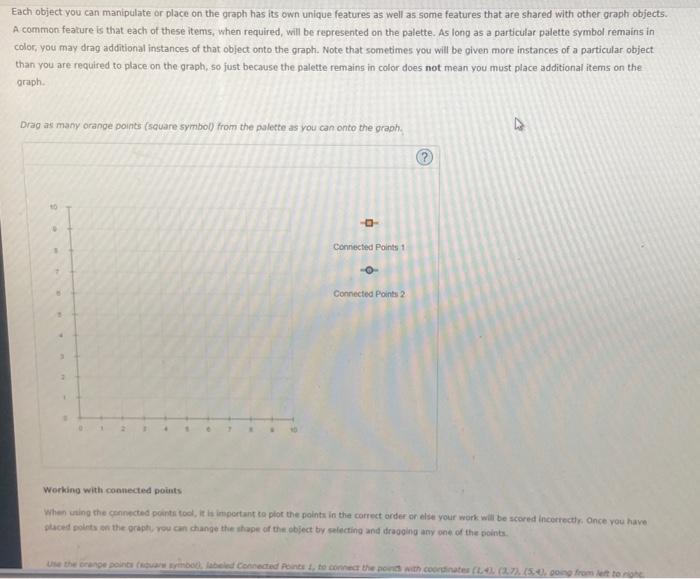  please make sure to graph the answers. Each object you can