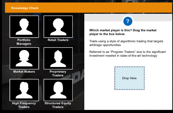  Knowledge Check Retail Traders Portfolio Managers ? Which market player is