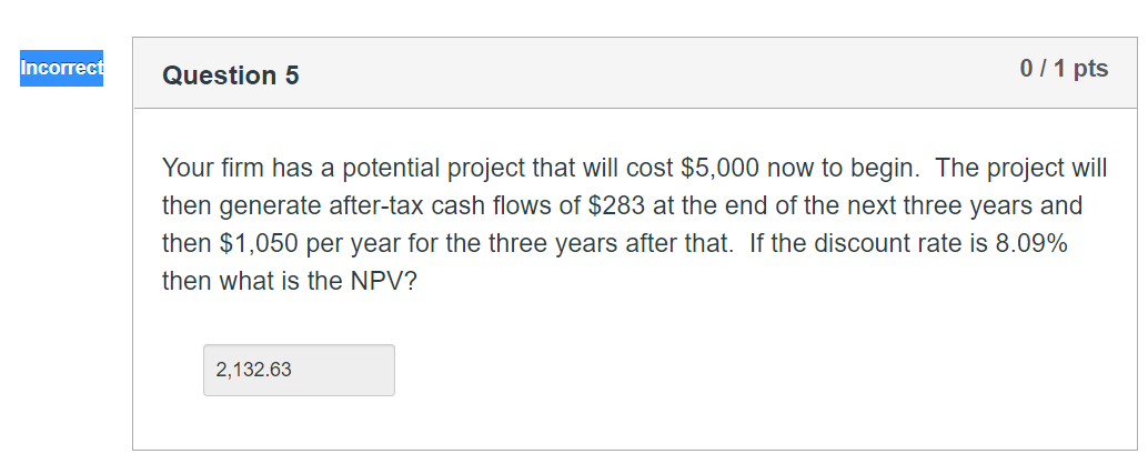 I need help on this problem. Please use a BAII+ calculator to