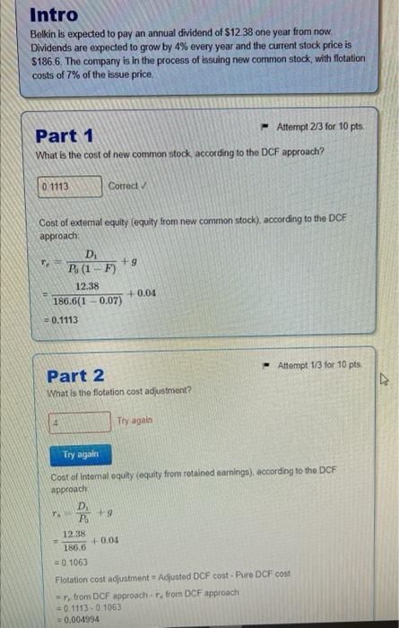 please just answer part 2 instructions on how to do so are