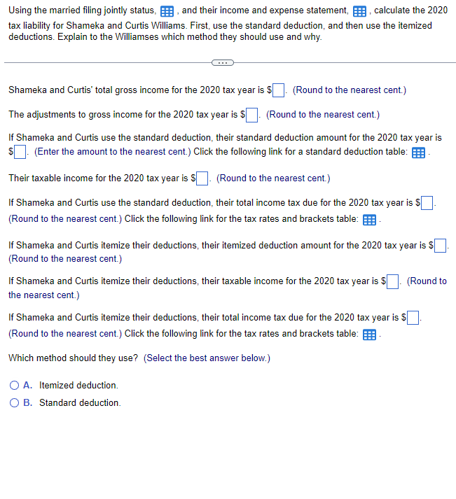 rates, assuming their filing status is married filing jointly. Why is their
