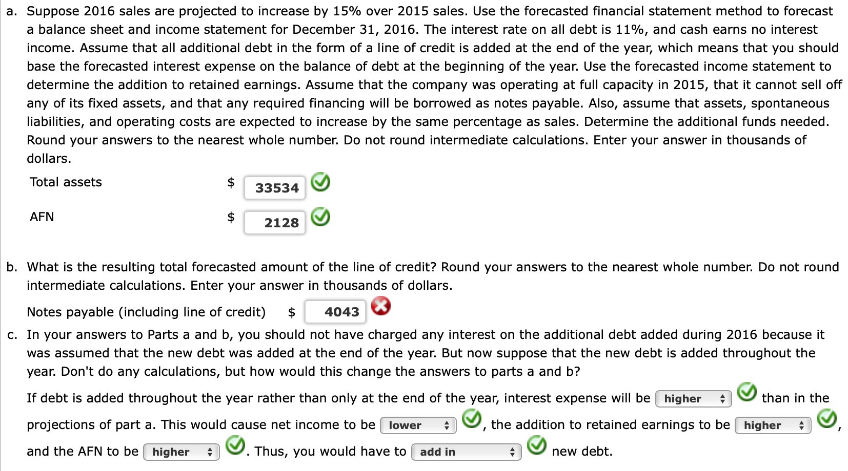 Stevens Textile's 2015 financial statements are shown below: Balance Sheet as of