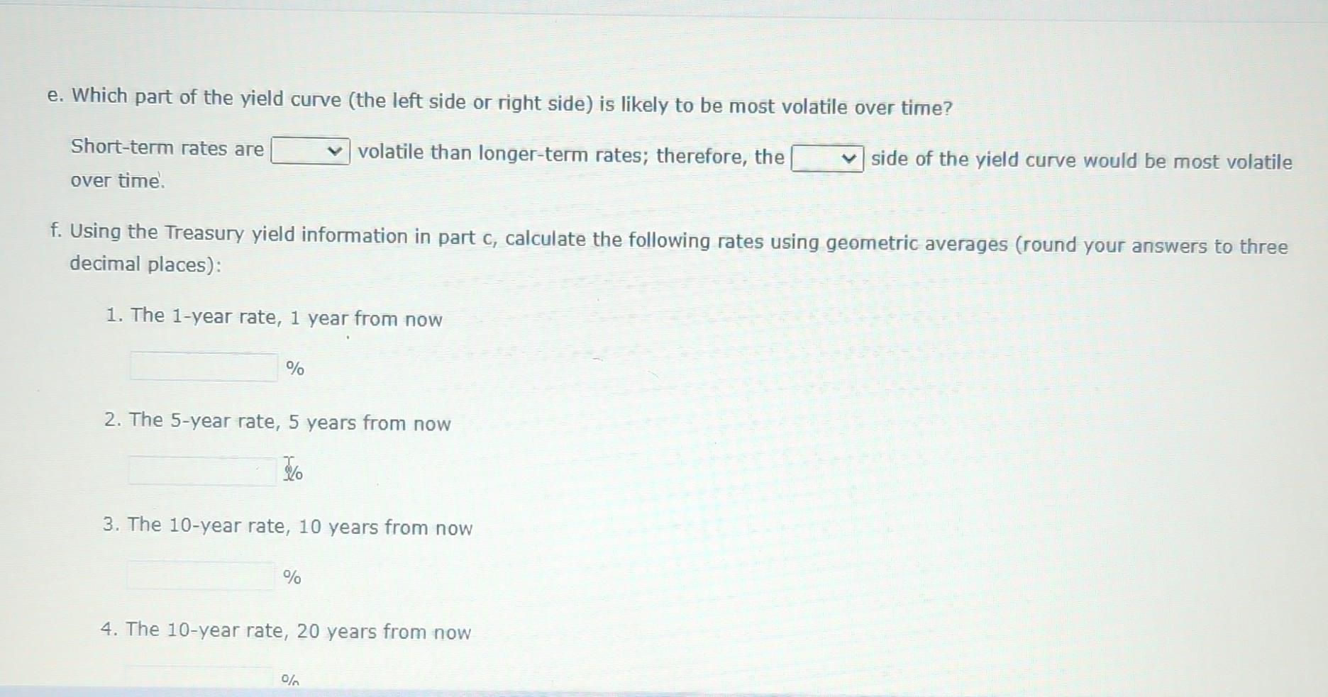 10-year rate, 10 years from now (4) Calculating the 10-year rate, 20