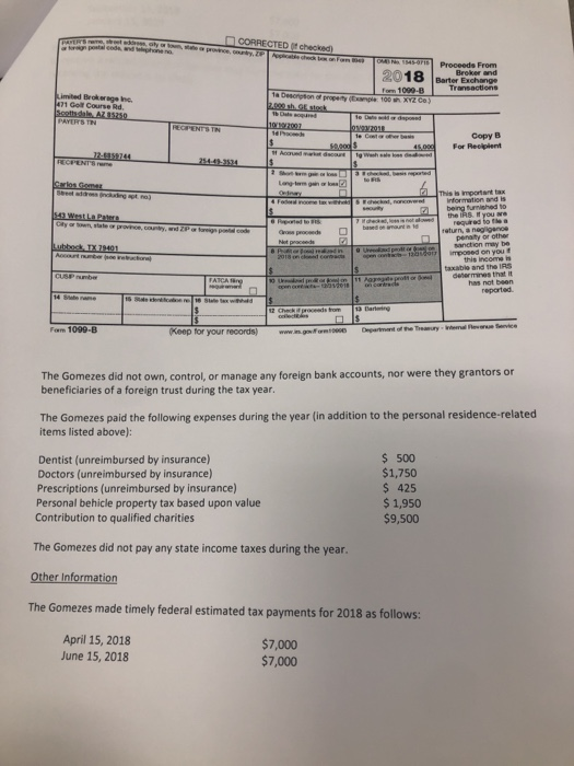 West Industrial Road Lubbock, Texas 79401 (EIN 20-1616167). Maria is self-employed as