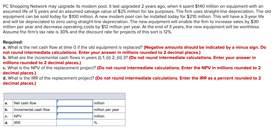  PC Shopping Network may upgrade its modem pool. It last upgraded