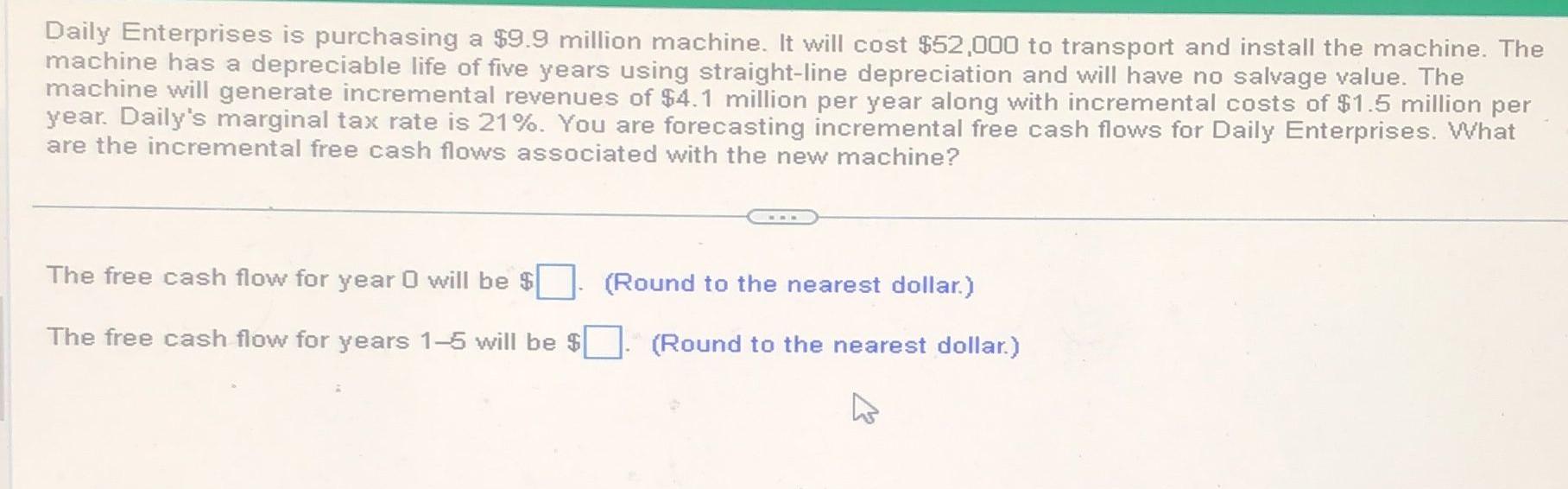 20) please highlight the answer and type it Daily Enterprises is