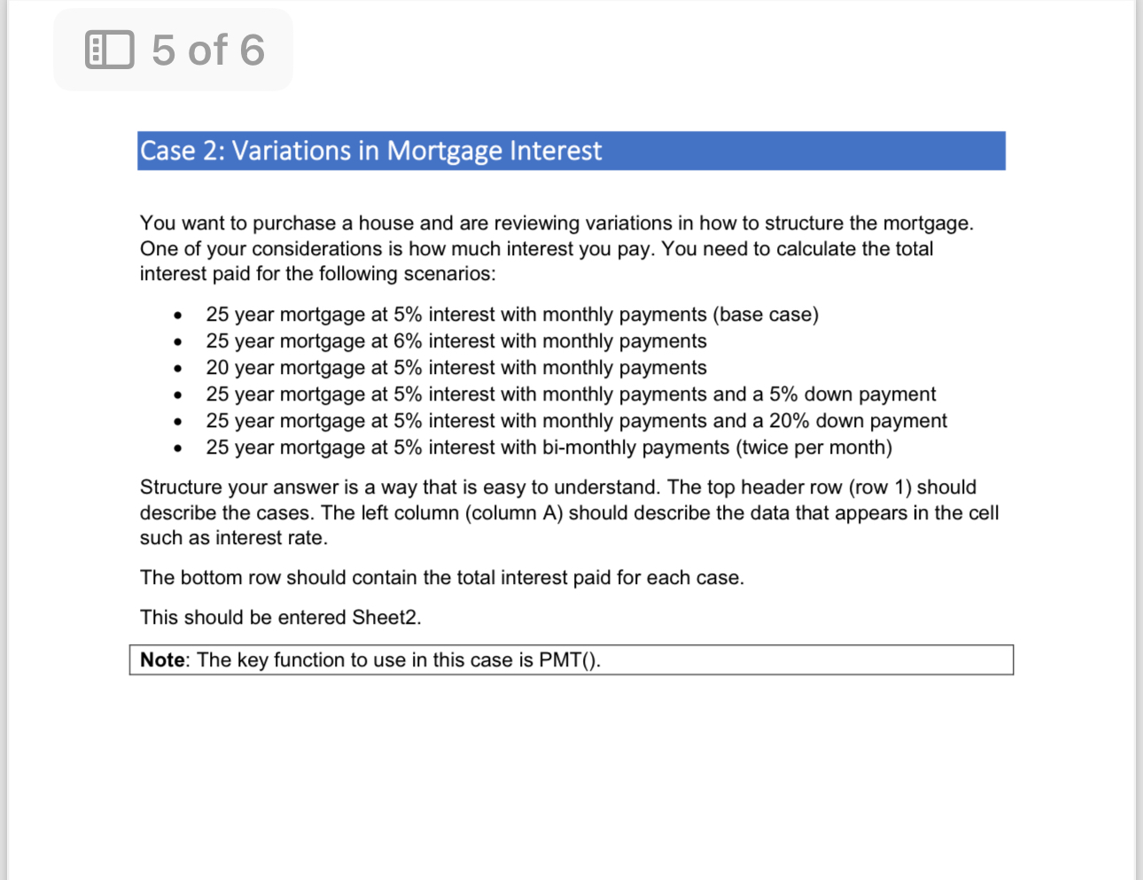  Please this assignment does not need case 1 because they are