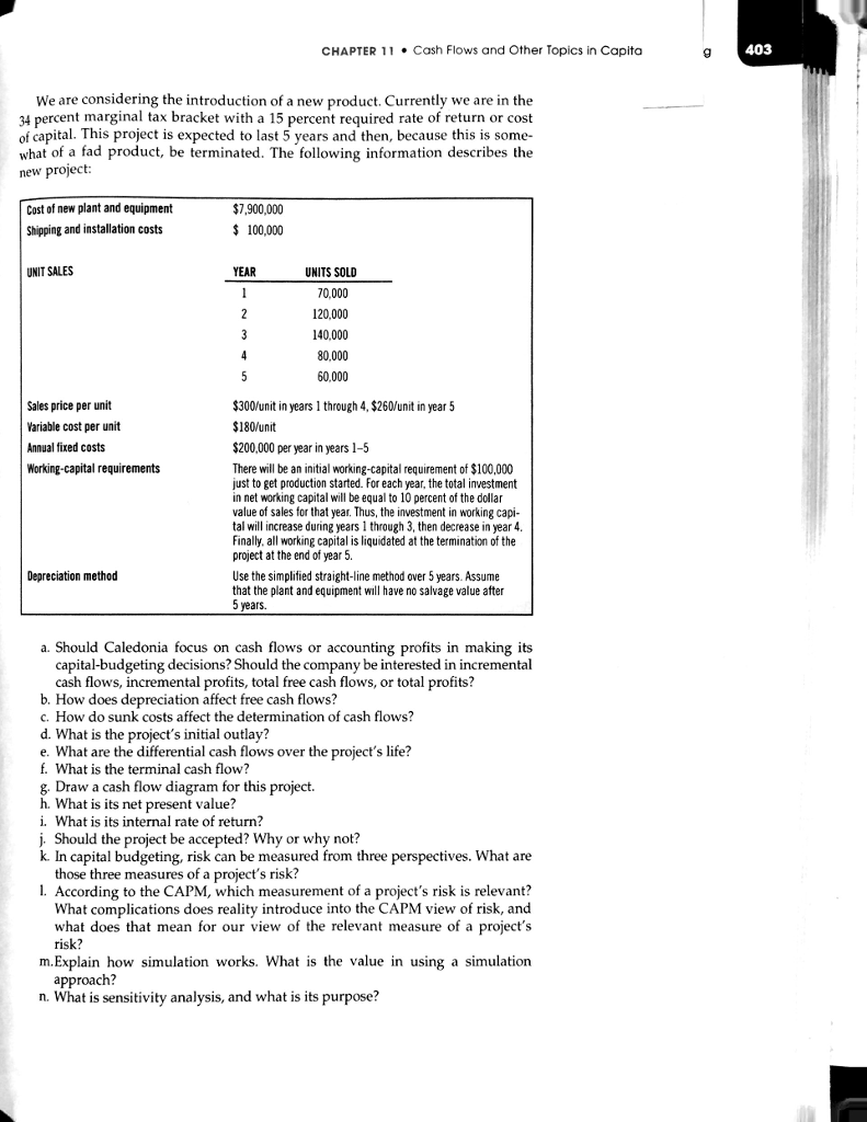 How do i do A-N? CHAPTER 11.Cash Flows and Other Topics in