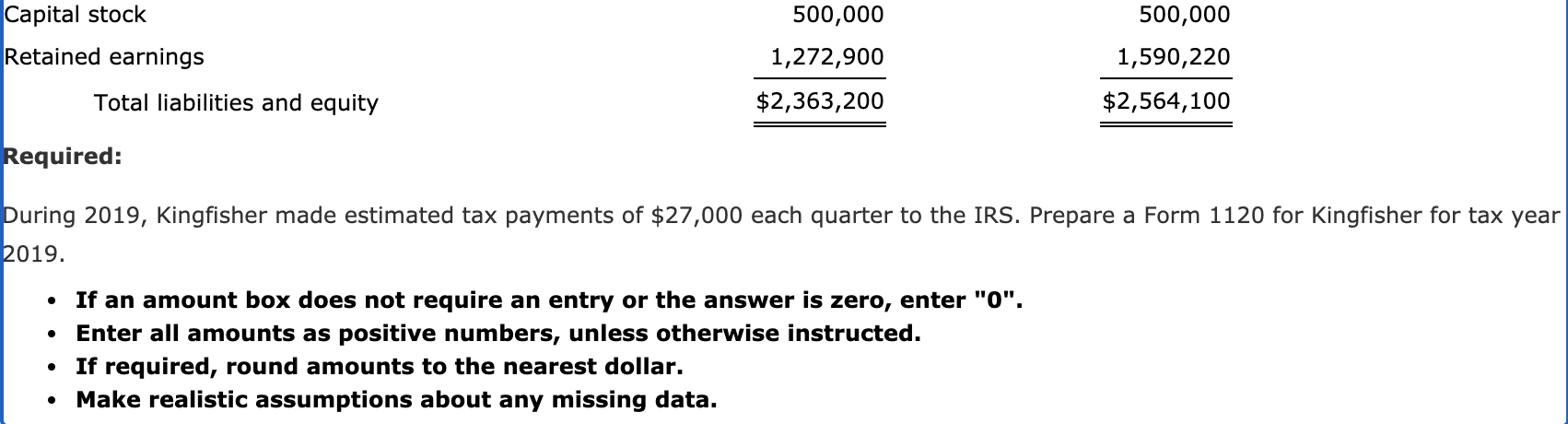 50% of the common stock and is president of the company, and