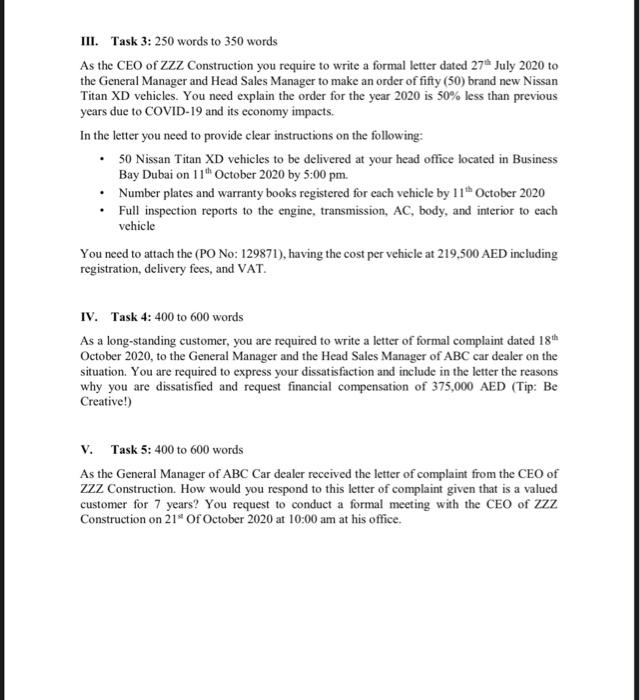 Answer all the below Tasks. Each task carries equal marks General Assessment