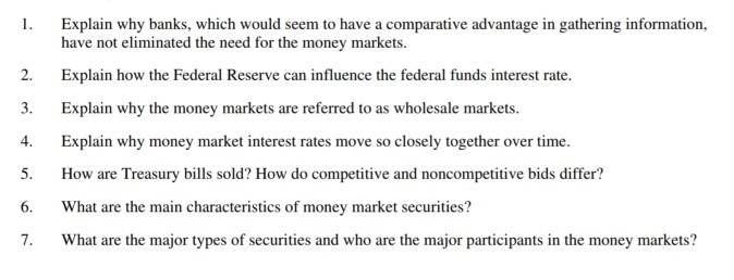  Explain why banks, which would seem to have a comparative advantage