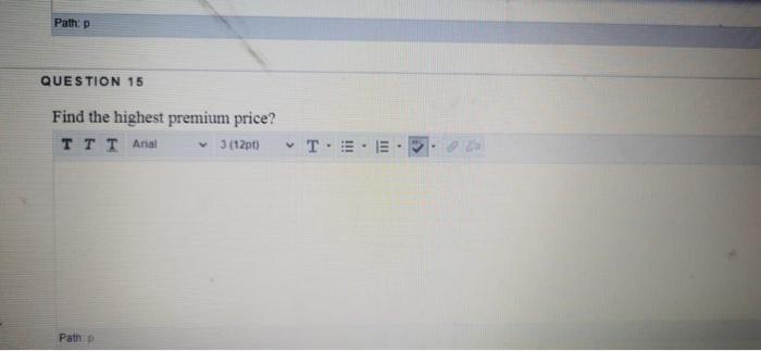 expiration equats $54.25. then: ** the put contract with the highest strike