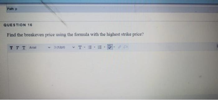 price is exercised and the contract holder makes a profit of $2.75