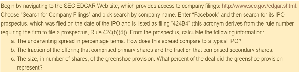 Begin by navigating to the SEC EDGAR Web site, which provides