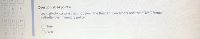 open market operations from 12 the U.S. Treasury Department 15 the Board