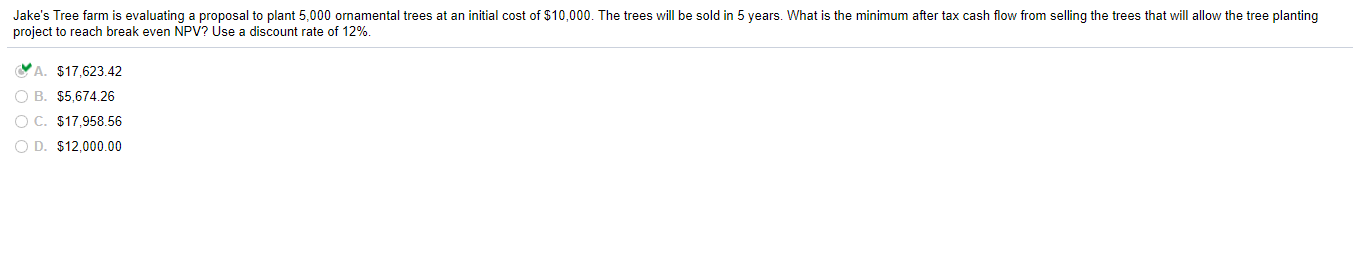 could someone explain how to get this answer please, using a financial