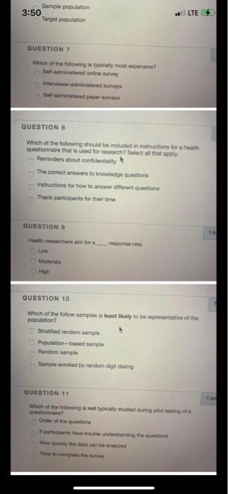 True Faise QUESTION 3 Which of the following don not typically need