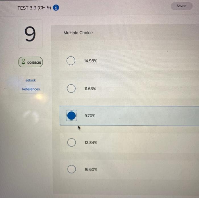 Time 0? 7 8 Multiple Choice 01:55 eBook Reference $25,160 $39.367 $27,447
