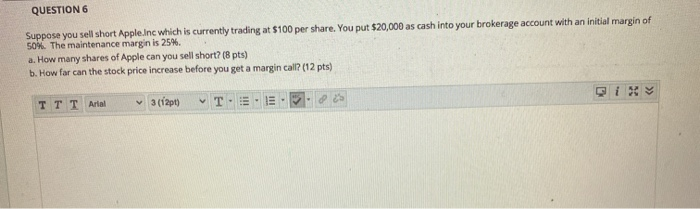 please answer asap and show work. i will rate QUESTION 6 Suppose