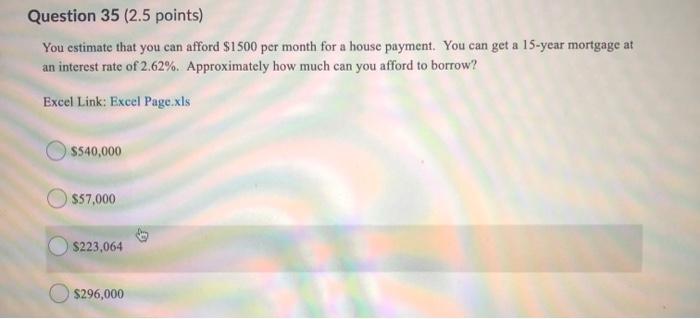 When the appraiser estimates the total rent revenue that the income producing