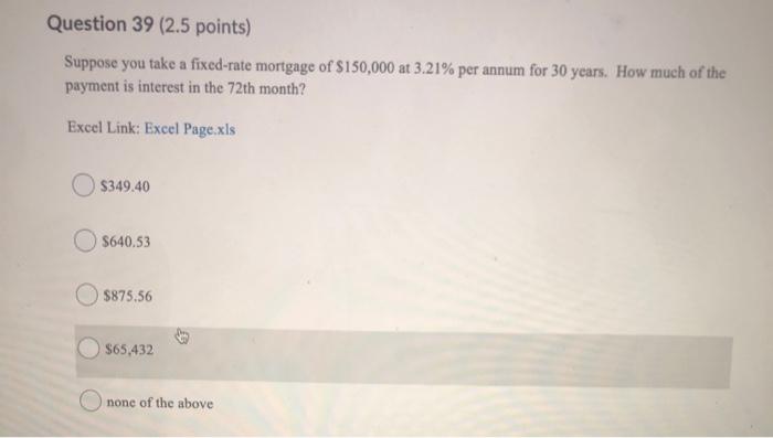 gross income Potential gross income Effective gross income Net operating income Question