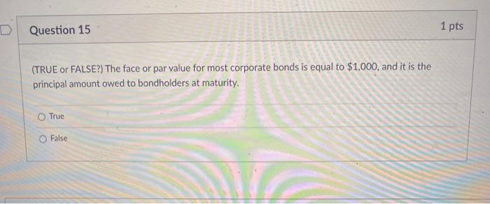 corporate bonds take place through dealers in the over-the-counter (OTC) market. O