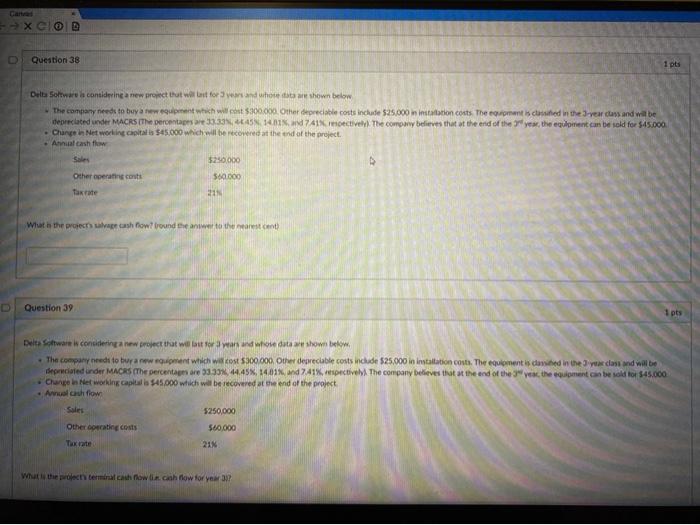 new project that will last for 3 years and where do we