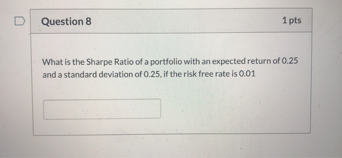 The risk free rate is 0.015. If there is a risky asset