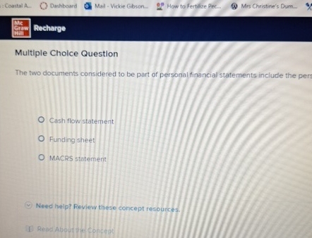  Multiple Choice Question The two documents considered to be part of