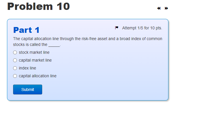 Problem 10 Part 1 Attempt 175 for 10 pts. The capital