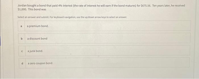 and submit. For keyboard navigation, use the up/down arrow keys to select