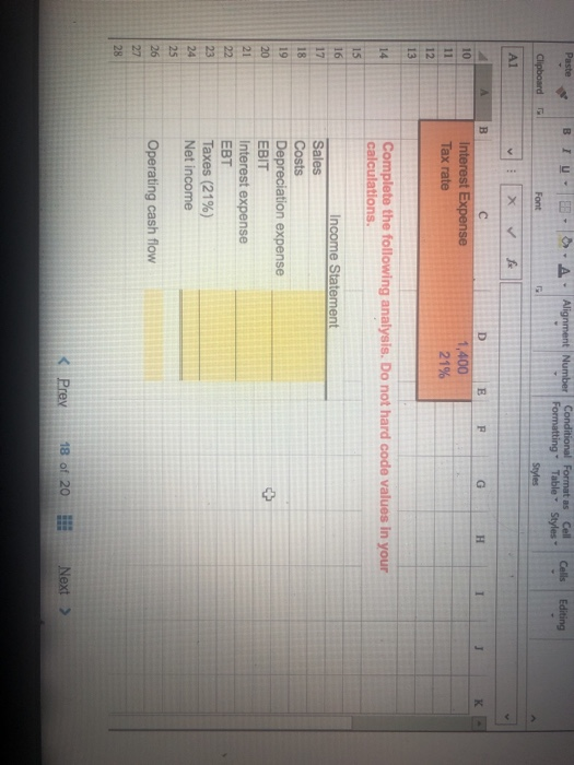 Conditional Format as Cell Formatting Table Styles Styles Clipboard Font 23 A1