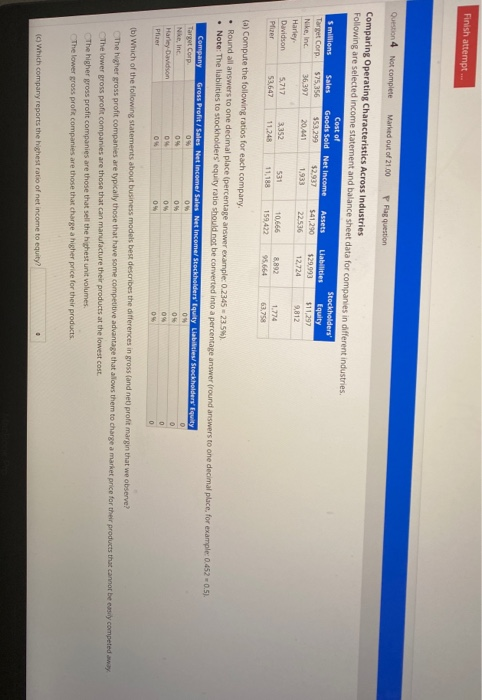 51642 352 ruar 531 11.13 1.774 12 Compute the following ratios for