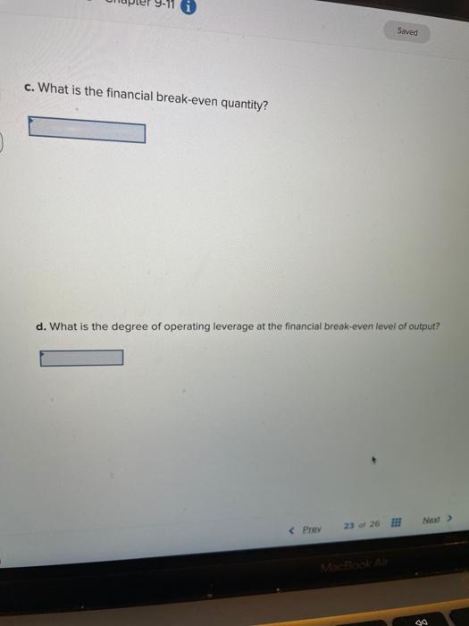 unit: variable costs = $19.08 per unit; fixed costs = $5,400; required